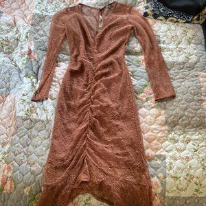 Elegant Lace Long Sleeve Dress